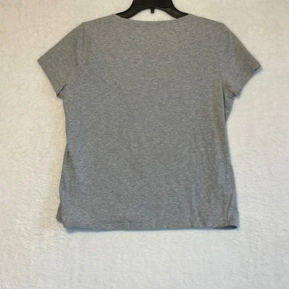 Tommy Hilfiger Jeans Gray Flag Logo T Shirt Size L - Picture 5 of 5